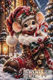 Biggilee_Artによるクリスマスネズミ（250色）
