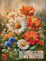 Bunte Naturblumen by CreatiVart mit 270/240 Farben