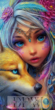 Fuchsflüstern by Elly_A.I. mit 400 Farben