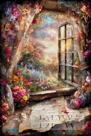 Vintage Windows to Paradise by ellufija with 320 colors