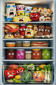 Trouble in the fridge by Pixxel Pics mit 320 Farben