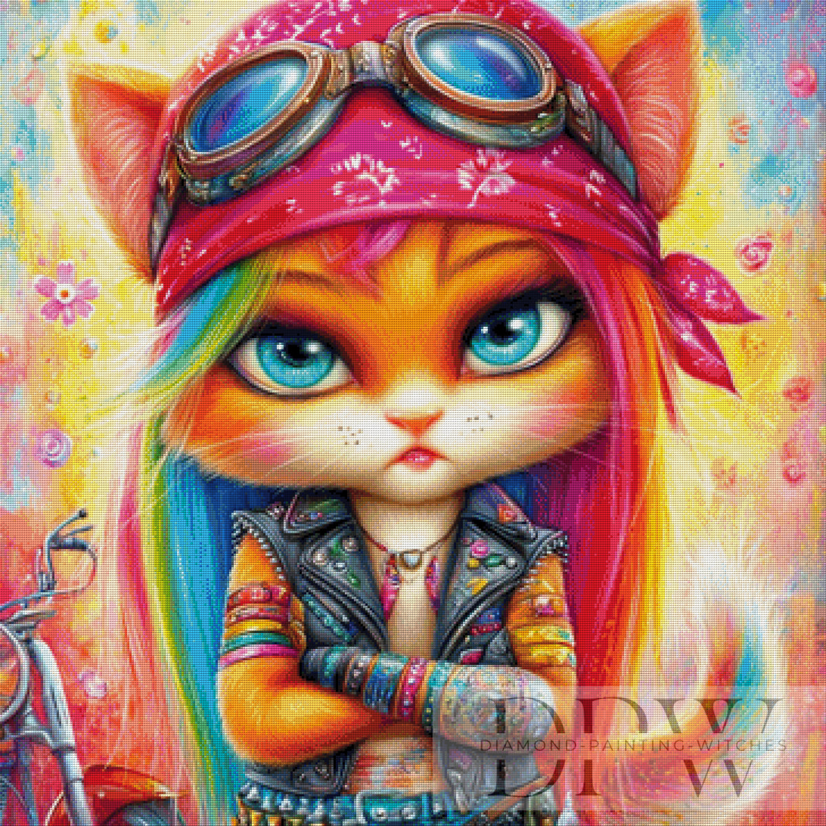 Cat Lady by Elly_A.I. mit 447 Farben