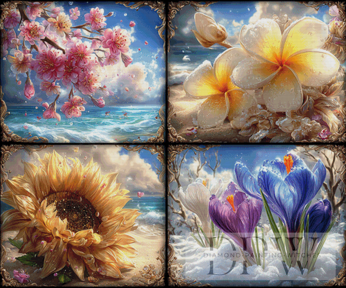 Magic of the Four Horizons by Lisa Morgan with 360 colors