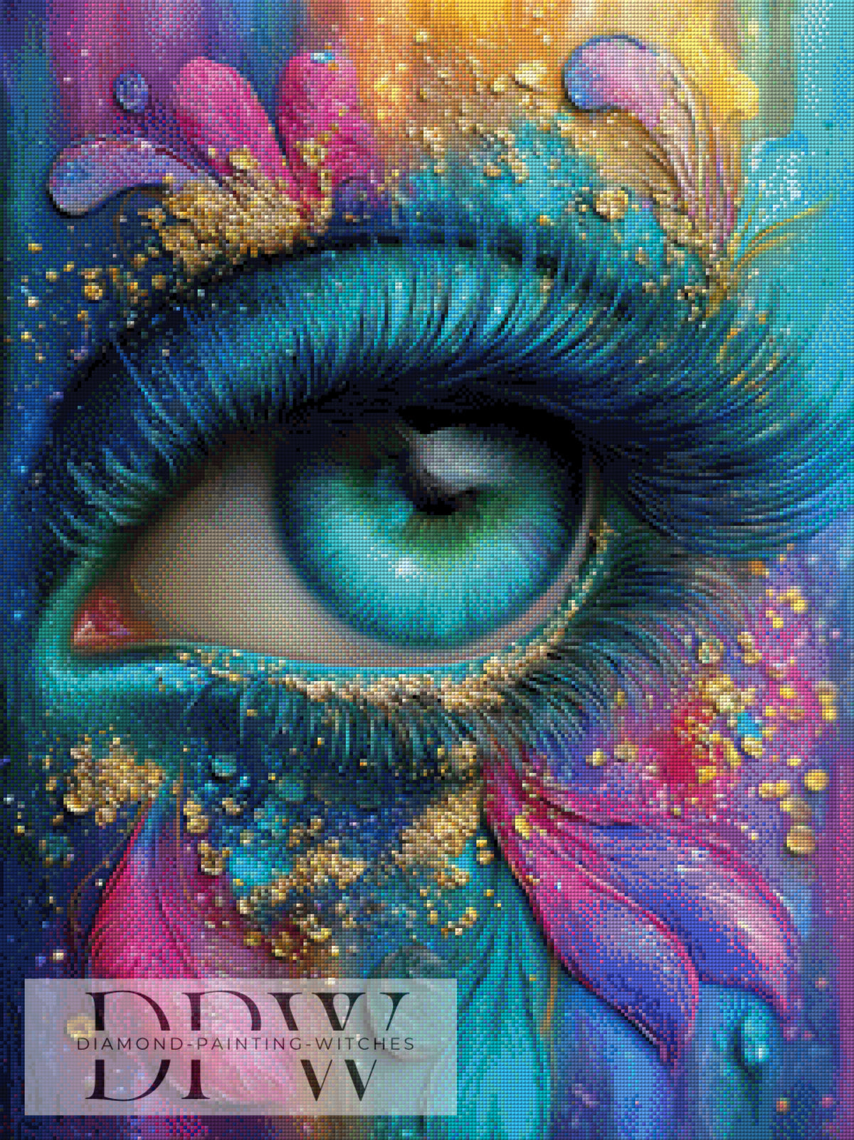 In a Rush of Color by Elly_A.I. with 270 colors