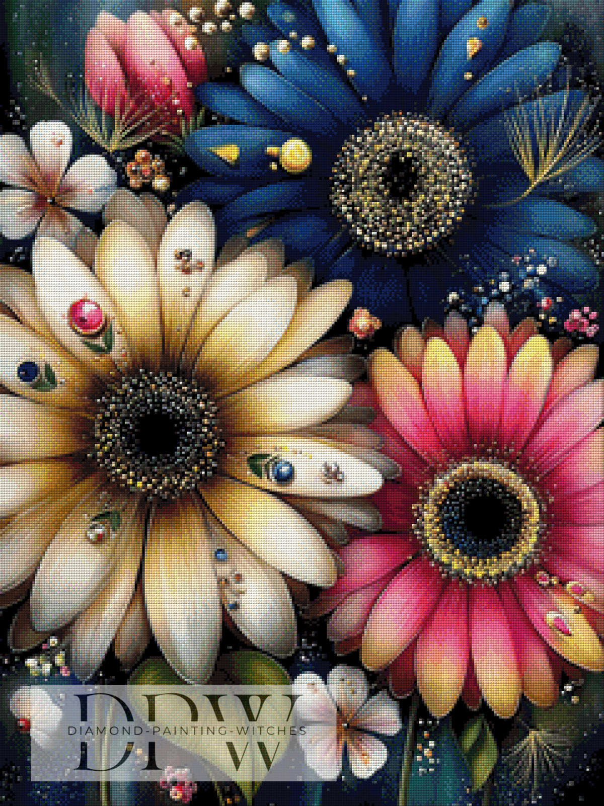 The Dance of the Three Colors by theA.art 60x80 270 colors