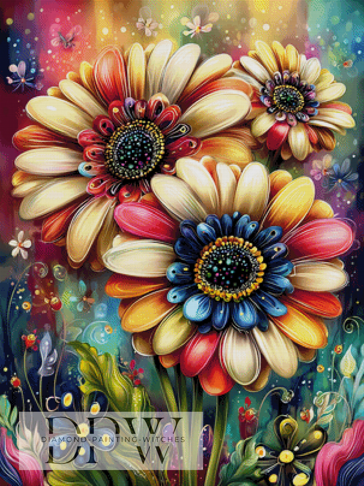 Konfetti Gerbera by theA.art 75x100 410 colors