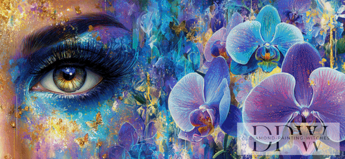 The Gaze in Orchid Light by theA.art with 320 colors