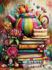 Floral Teatime by CleoDora mit 390 Farben