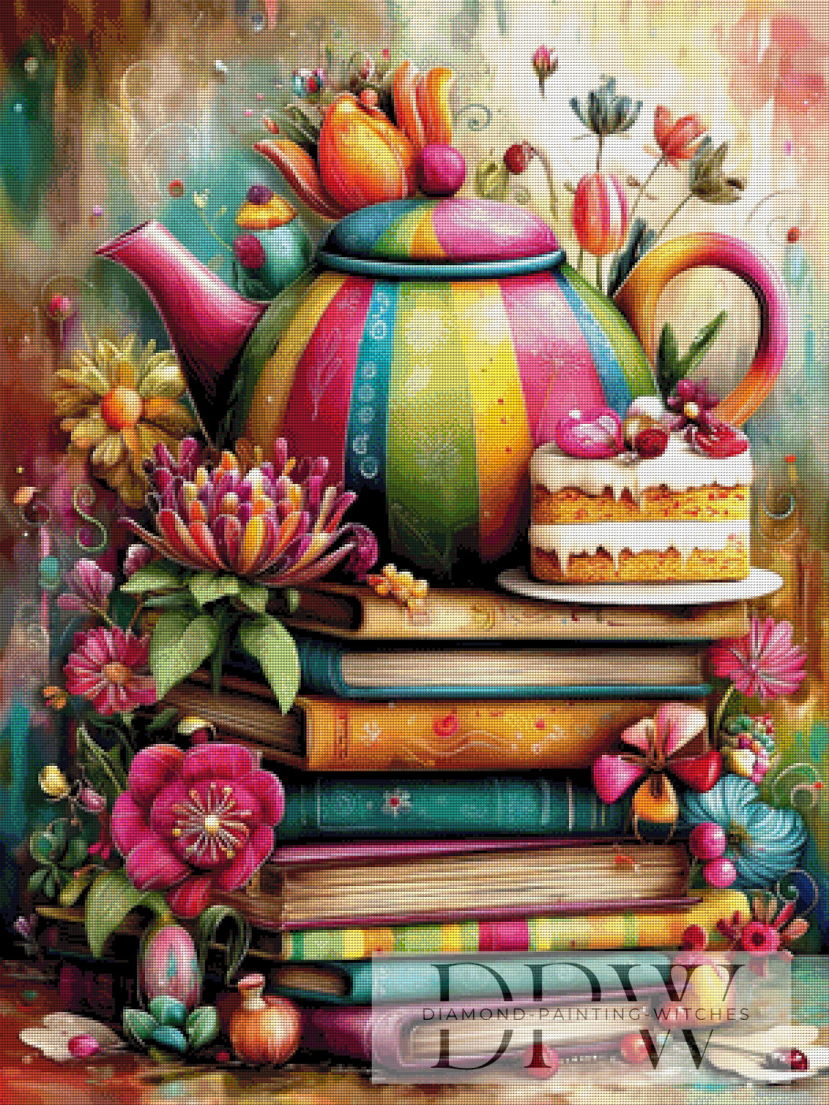 Floral Teatime by CleoDora mit 390 Farben