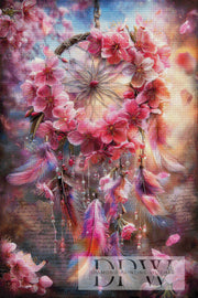 Cherry Blossom Dreamcatcher by ellufija with 270 colors