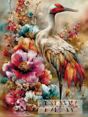 Crane of Dawn by CleoDora with 330 colors