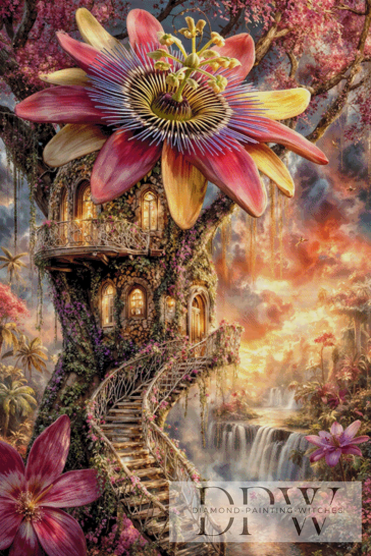 Passion Flower House by Pixxel Pics mit 290 Farben