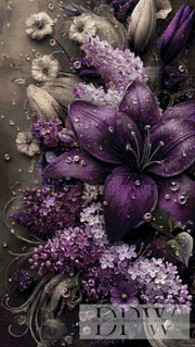 Lilien & Flieder by ellufija mit 115 Farben