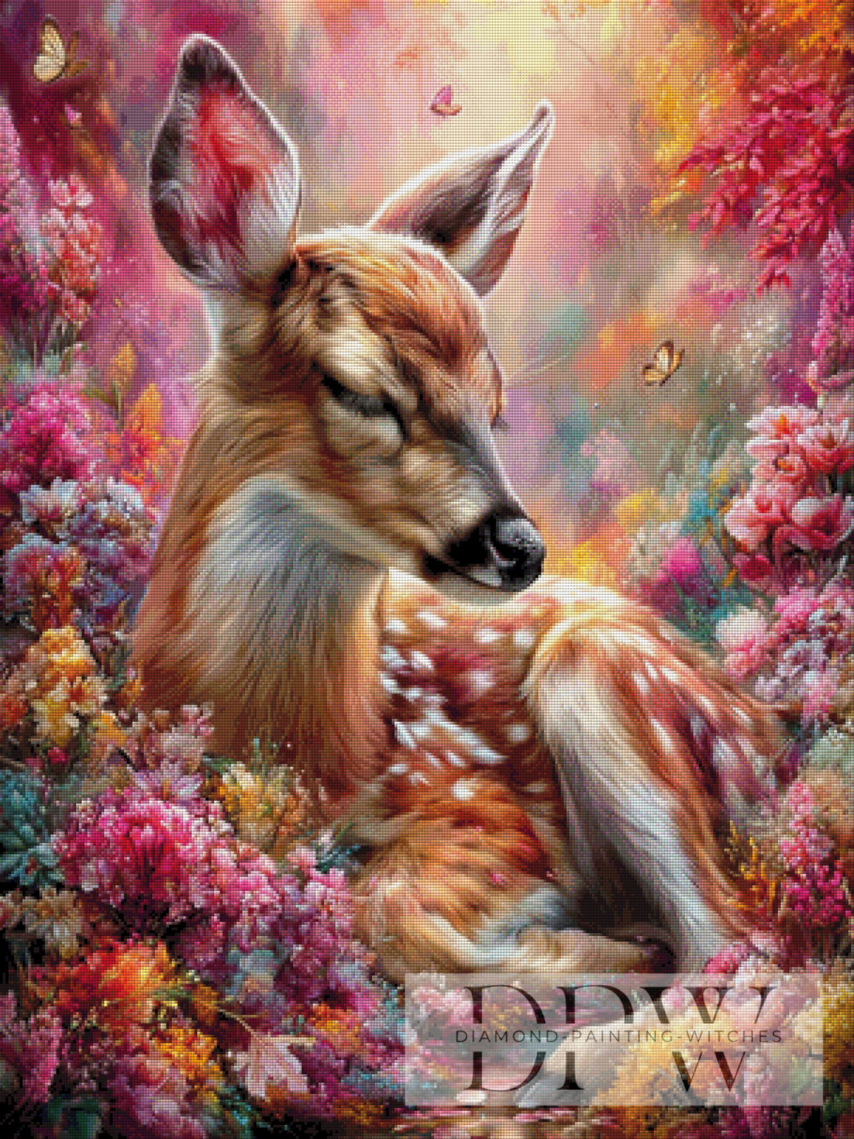 Tired Little Deer by CleoDora with 320 colors
