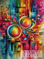 Abstract sphere world by CleoDora with 400 colors