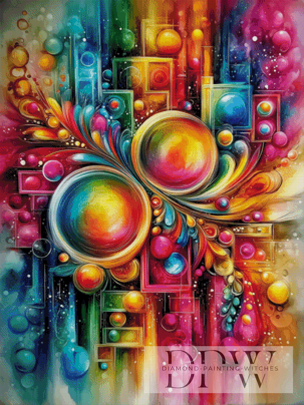 Abstract sphere world by CleoDora with 400 colors