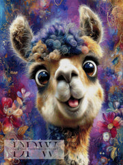 Happy Lama by CleoDora with 220 colors