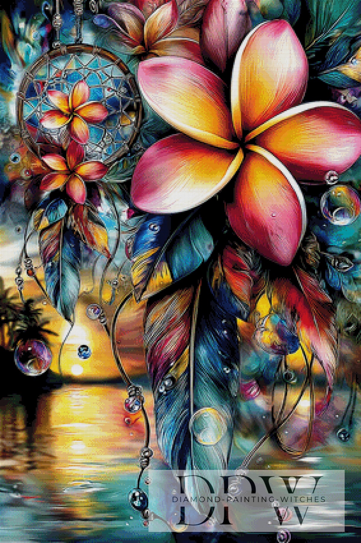 Blütenwind Dreamcatcher II by theA.art with 400 colors