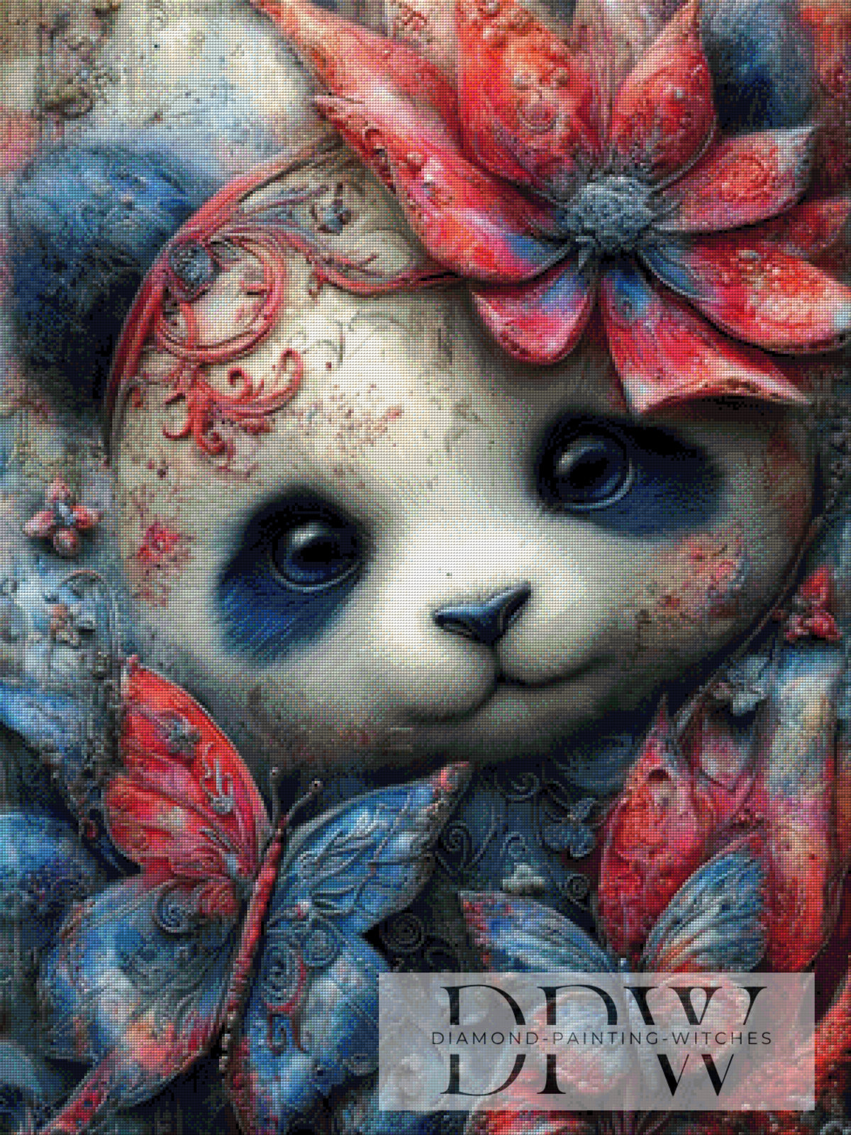 Blütenpanda by Elly_A.I. mit 240 Farben