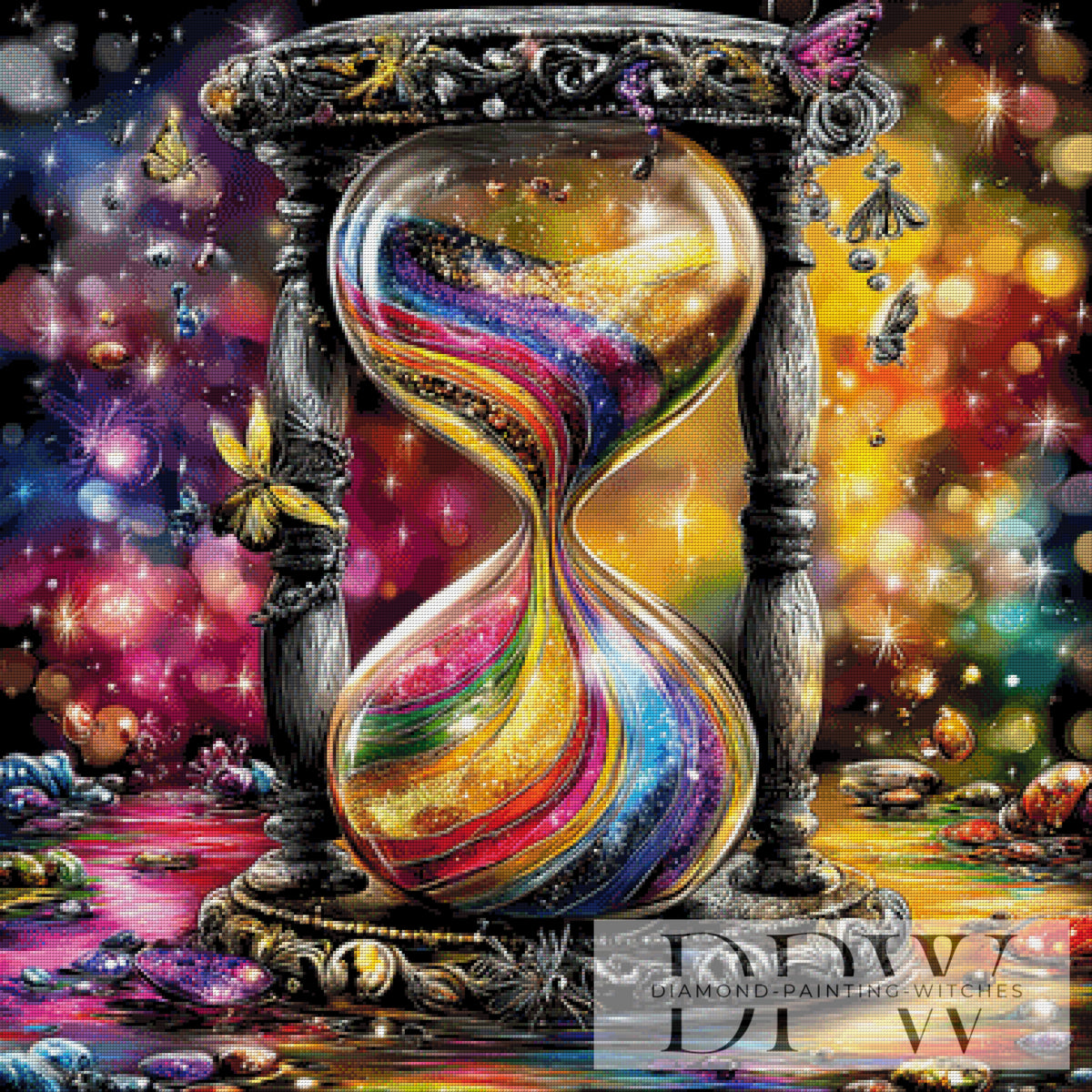 Sanduhr der Farben by theA.art mit 447 Farben