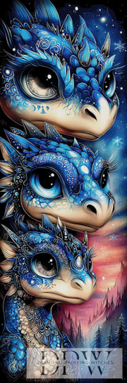Blue Dragons by theA.art with 250 colors