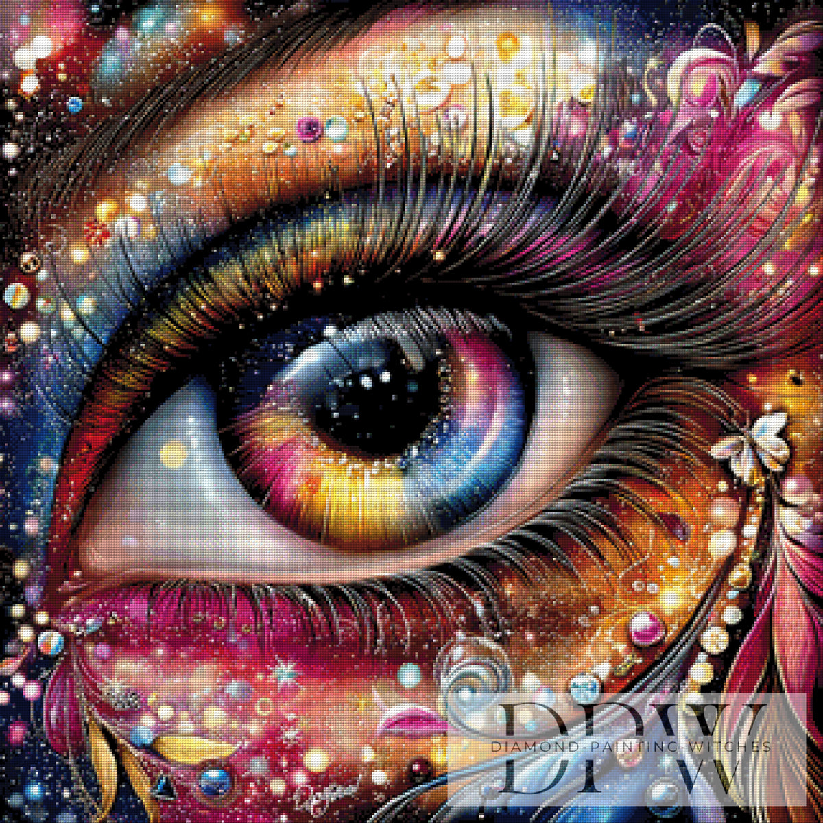Diamond eye by theA.art with 340 colors