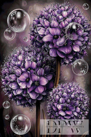 Soap bubbles allium by theA.art with 100 colors