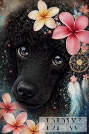 Poodle with Dreamcatcher II by theA.art with 240 colors