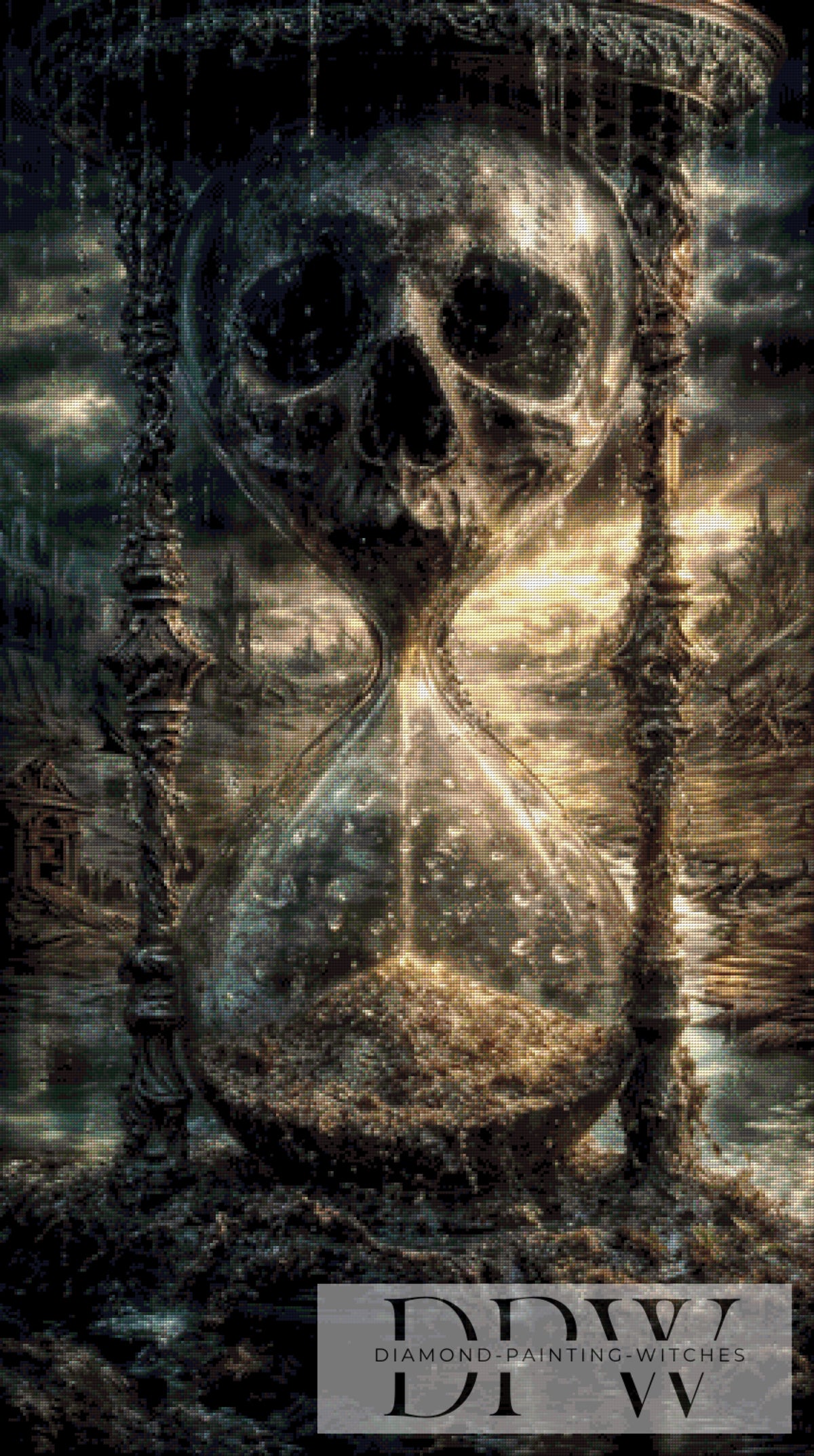 Skullsanduhr by ellufija mit 110 Farben