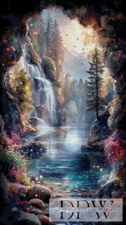 「Am Wasserfall」（ellufija作）、260色