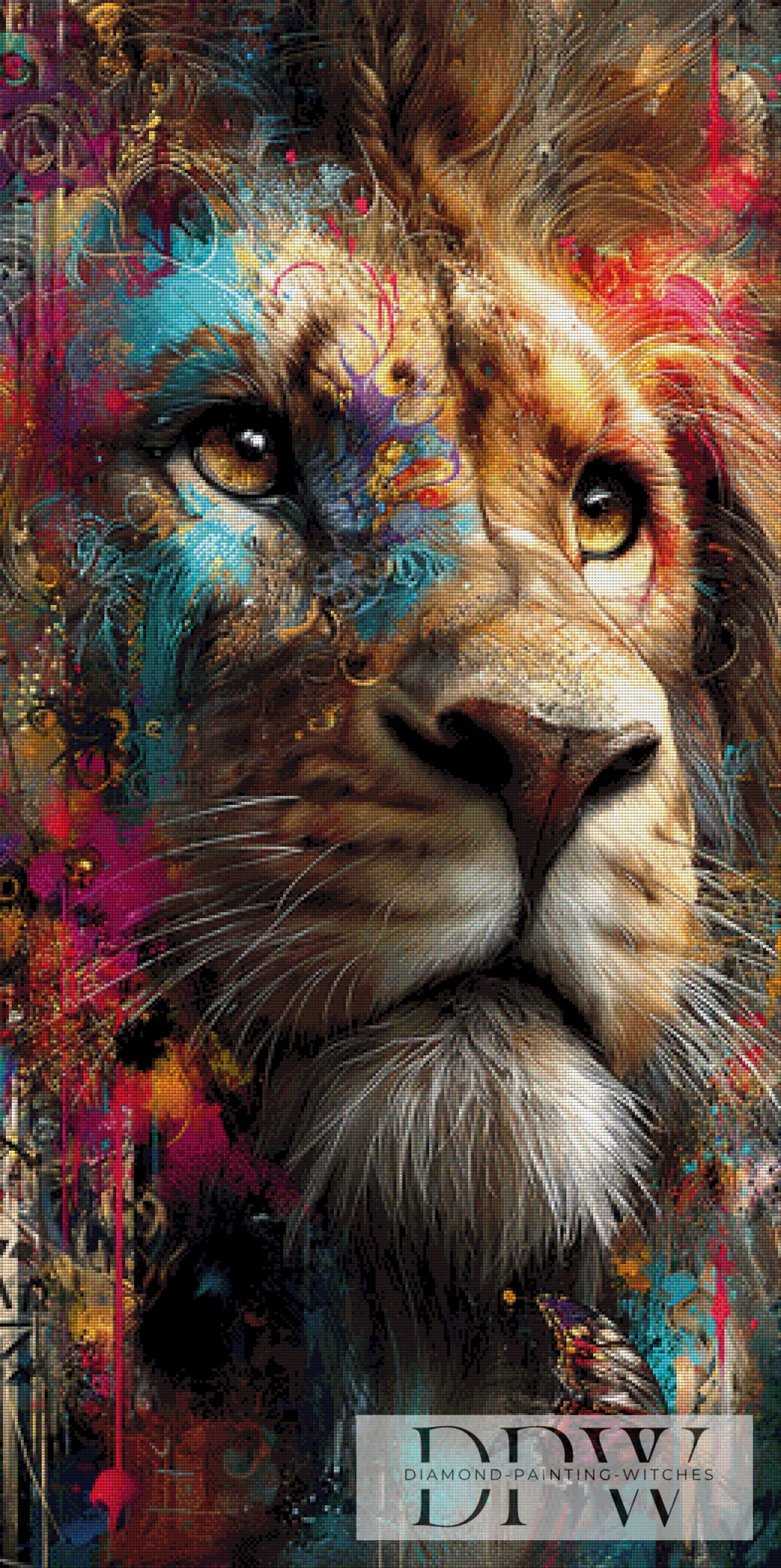 Splash Lion by ellufija with 320/300 colors