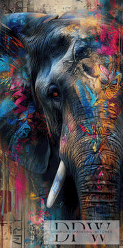 Elephant of Colors by ellufija with 320 colors