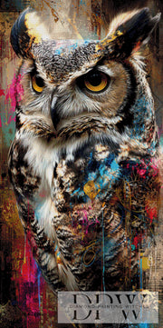Splash Owl by ellufija with 300 colors