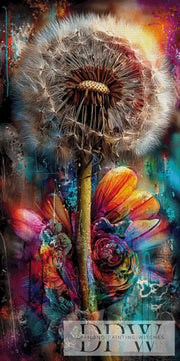 Pusteblume im Farbensturm by ellufija mit 360 Farben