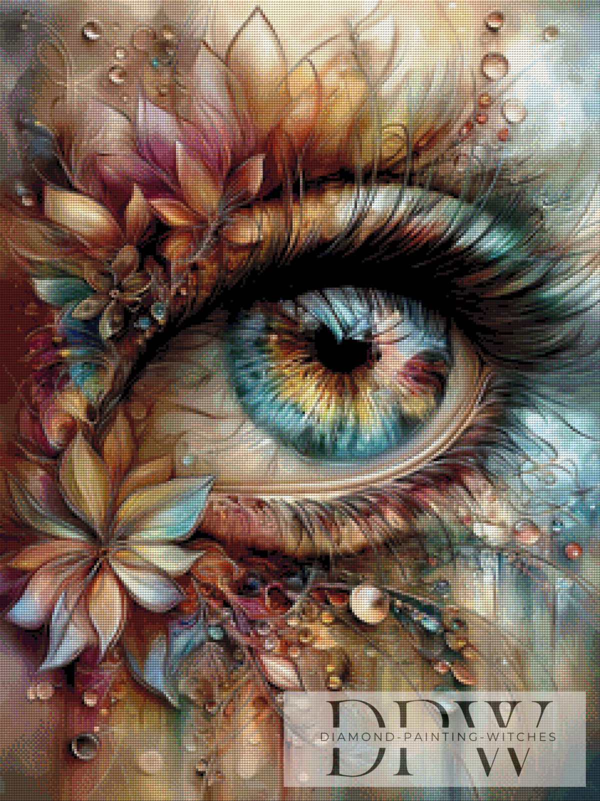Floral Vision by CleoDora with 220 colors