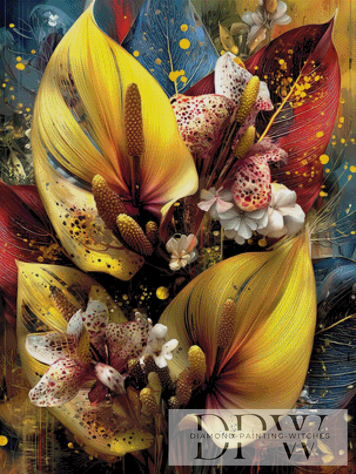 Blossom in Gold Rush by CleoDora with 270 colors