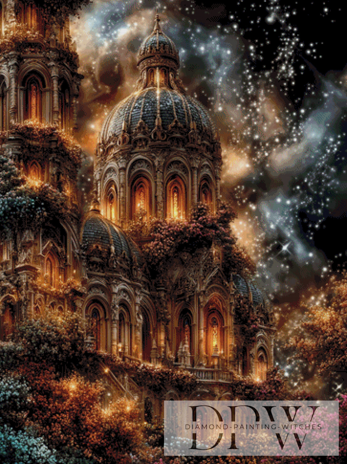 Golden Castle by CleoDora with 190 colors