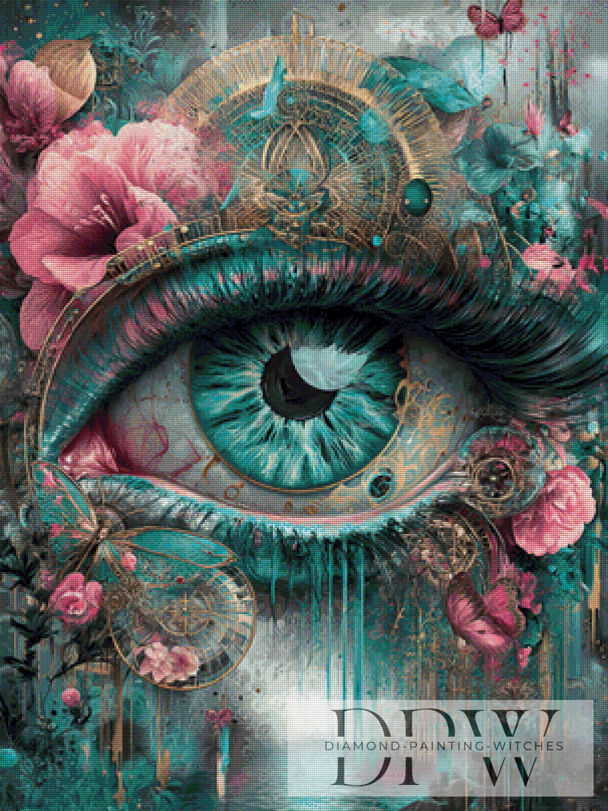 Elly_A.IによるGreen eye、220色使用