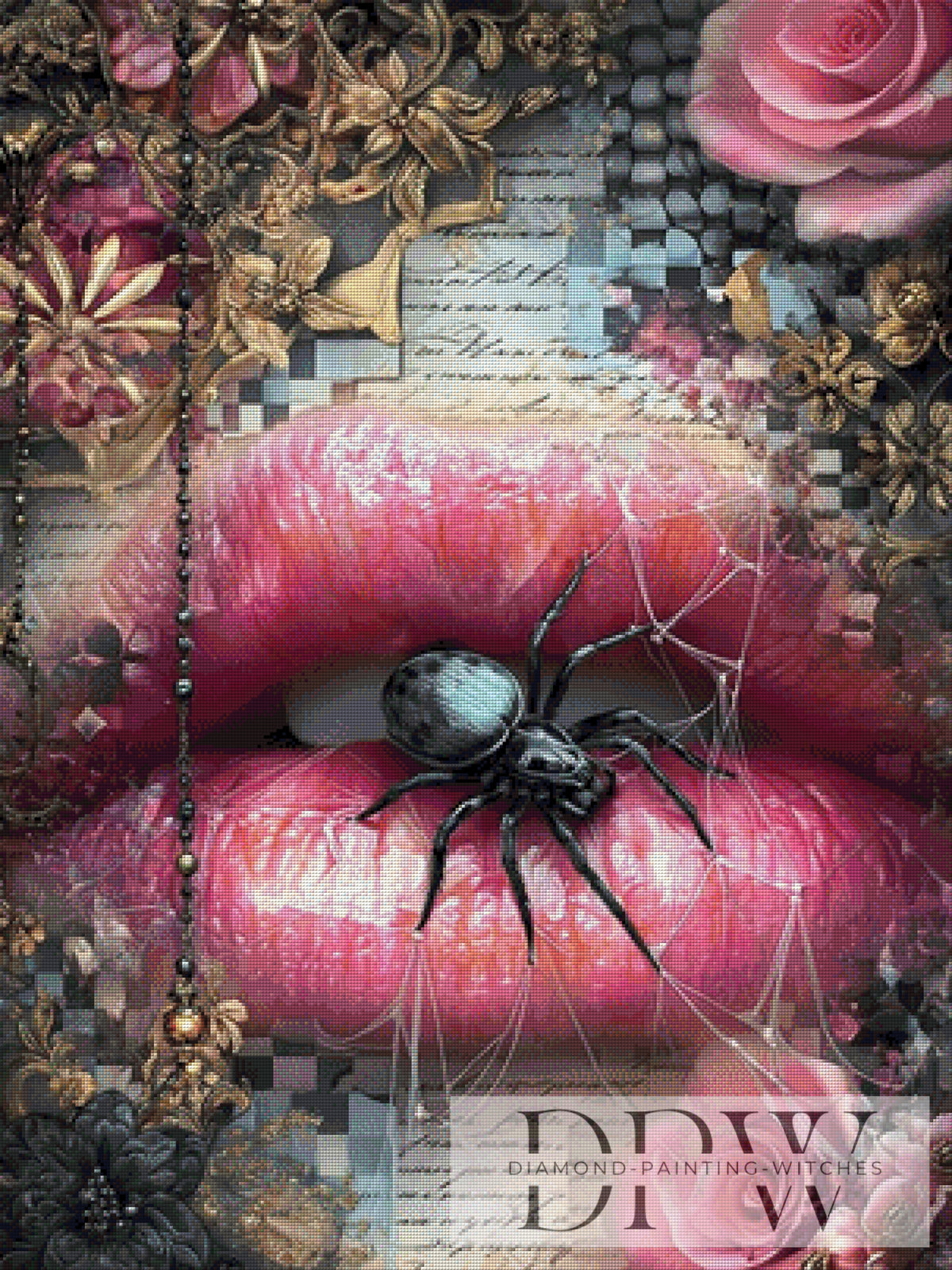 Spider Kiss by Elly_A.I. with 210 colors