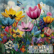 Colorful wildflower meadow by QN with 370 colors