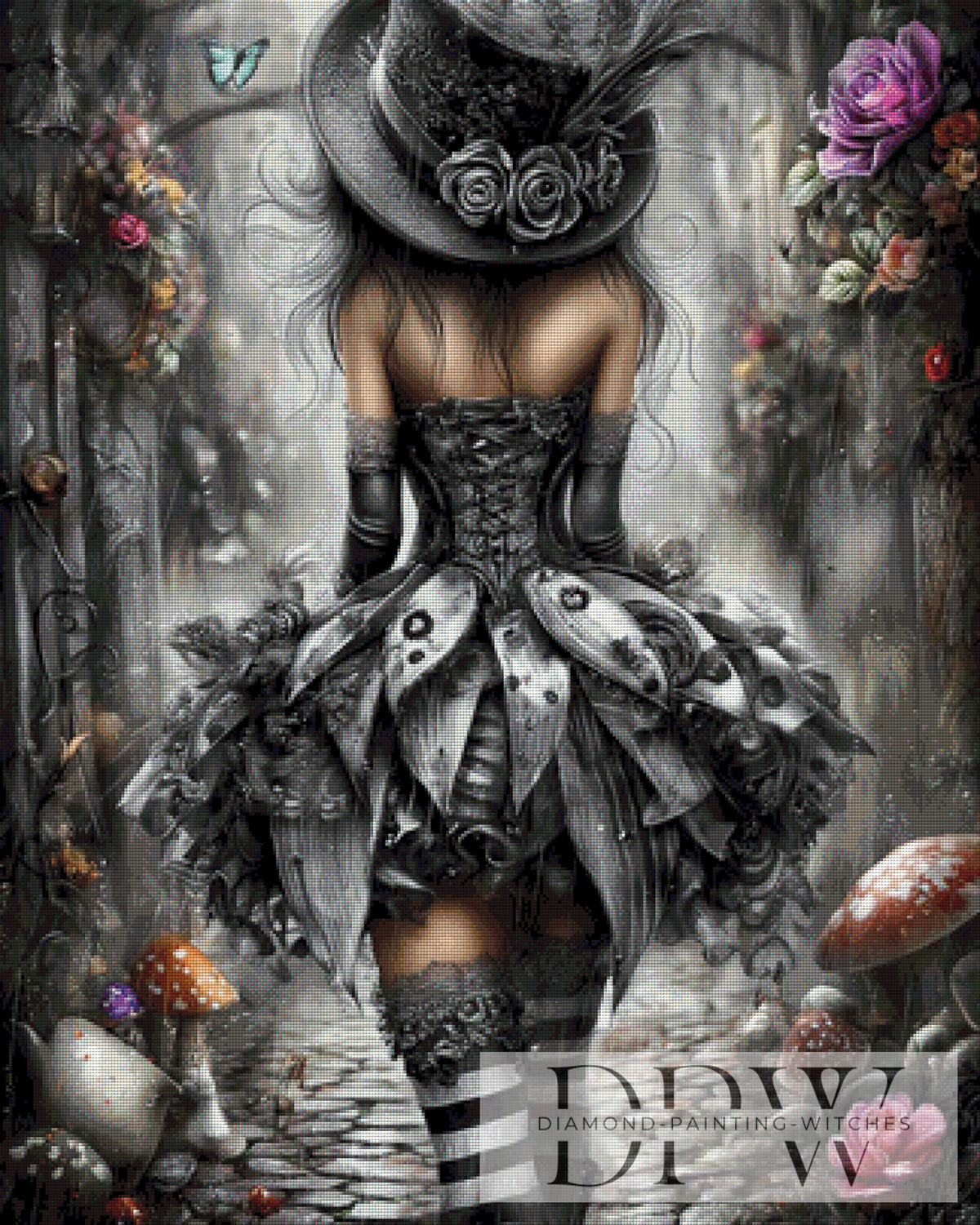 Queen of the Shadow Path by Elly_A.I. with 160 colors
