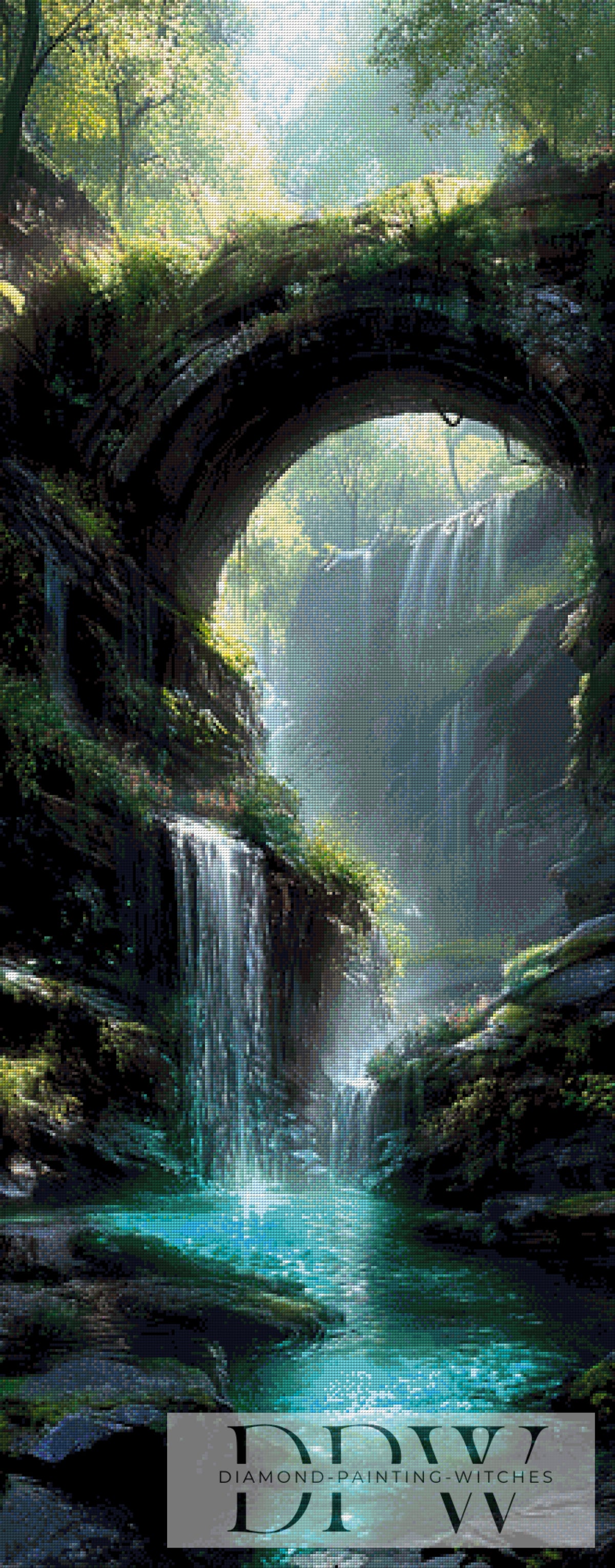 Wasserfall by Elly_A.I. mit 180 Farben
