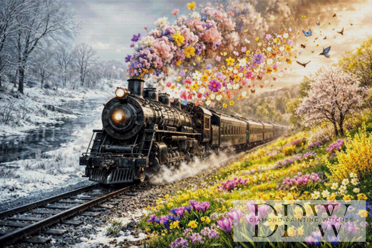Pixxel Picsによる「Change of the Seasons」、320色使用