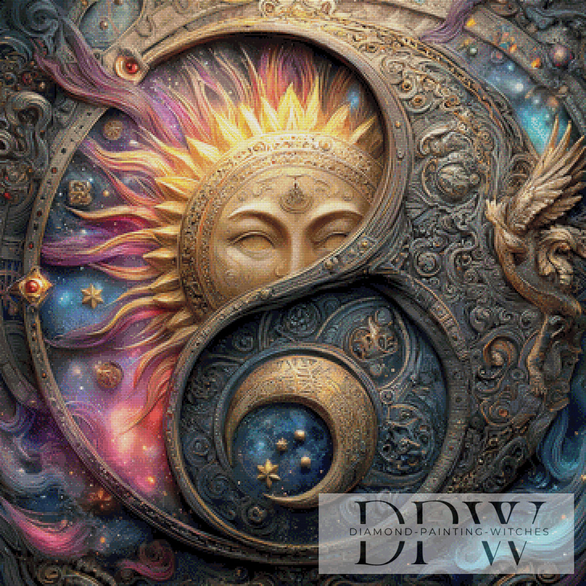 Sun Moon & Stars by Elly_A.I in 250 colors