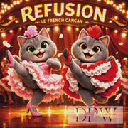 Cancan Cats by Pixxel Pics with 200 colors