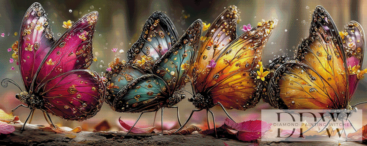 Butterfly Meeting by QN with 320 colors