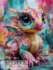 Confetti Dragon by CleoDora with 370 colors