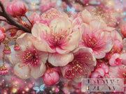 Cherry Blossoms by Lisa Morgan with 240 colors
