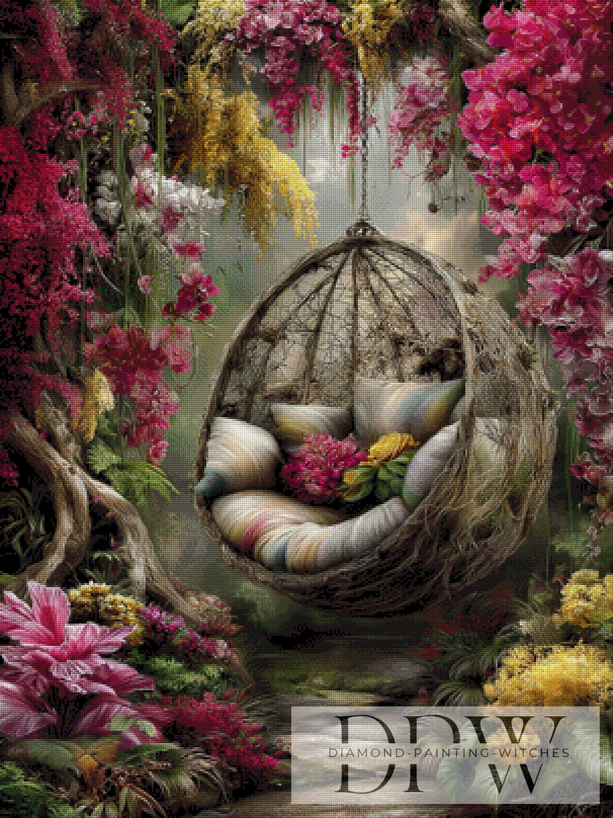 Blumenschaukel by CleoDora with 210 colors