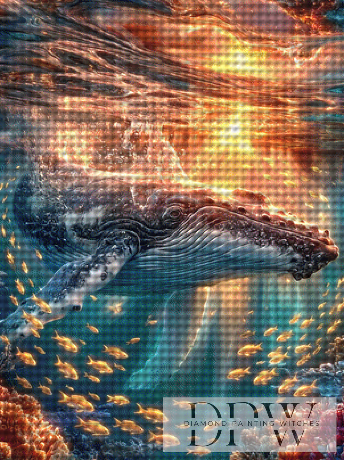 Whale Happiness by CreatiVart with 260 colors